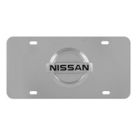 Nissan Stainless Steel License Plate