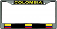 Colombia Flag Photo License Plate Frame