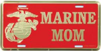 U.S. Marine Mom License Plate