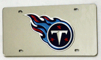 Tennessee Titans Laser License Plate