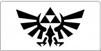 Legend Of Zelda Skyward Sword Logo Photo License Plate