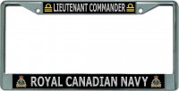 Royal Canadian Navy Lieutenant Commander Chrome Frame