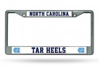 North Carolina Tar Heels Chrome License Plate Frame