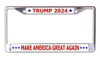 Trump 2024 #3 Chrome License Plate Frame