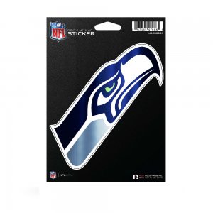 Seattle Seahawks Die Cut Metallic Sticker