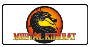 Mortal Kombat Photo License Plate