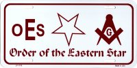 Order of the Eastern Star License Plate