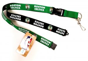 Boston Celtics Two Tone Lanyard With Neck Safety Latch