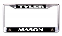 Tyler Mason Chrome License Plate Frame