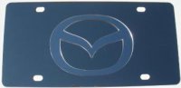 Mazda Stainless Steel License Plate