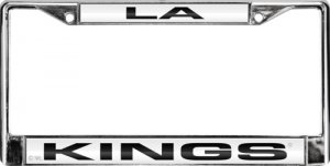 L.A. Kings Laser Chrome License Plate Frame