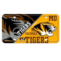 Missouri Tigers Metal License Plate