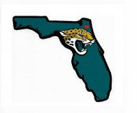 Jacksonville Jaguars Home State Vinyl Sticker
