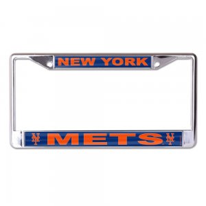 New York Mets Laser Chrome License Plate Frame