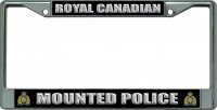 Royal Canadian Mounted Police Chrome License Plate Frame