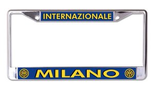 Internazionale Milano Chrome License Plate Frame
