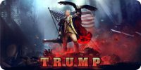 Donald Trump Patriotic Photo License Plate