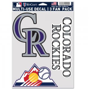 Colorado Rockies 3 Fan Pack Decals