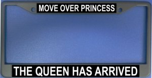 Move Over Princess Photo License Plate Frame