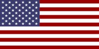 U.S. Flag Straight Photo License Plate