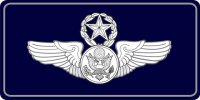 Air Force Chief Air Crew Photo License Plate