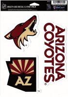 Arizona Coyotes 3 Fan Pack Decals