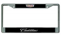 Cadillac Script #2 Chrome License Plate Frame