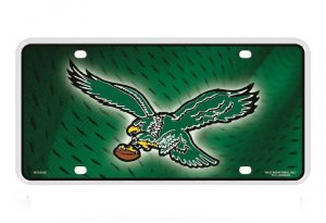 Philadelphia Eagles Retro Logo Metal License Plate