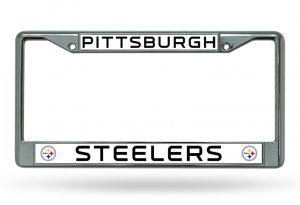 Pittsburgh Steelers Chrome License Plate Frame