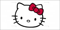 Hello Kitty Photo License Plate