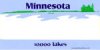 Minnesota License Plates & Frame