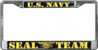 U.S Navy Seal Team License Plate Frame