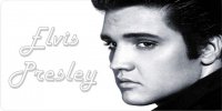 Elvis Presley Face Photo License Plate