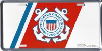 United States Coast Guard License Plate