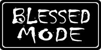 Blessed Mode Photo License Plate