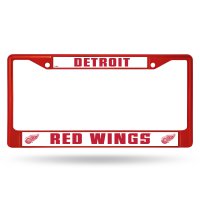 Detroit Red Wings Anodized Red License Plate Frame