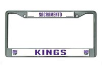 Sacramento Kings Chrome License Plate Frame