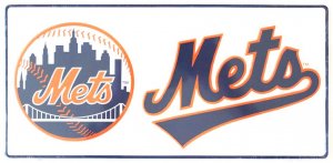 New York Mets (White) License Plate