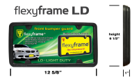 Flexyframe Light Duty Front Bumper Guard