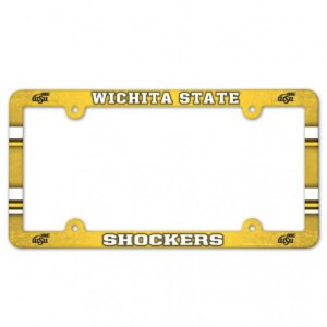 Wichita State Shockers Full Color Plastic License Plate Frame