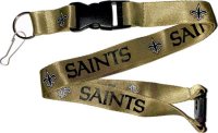 New Orleans Saints Lanyard With Neck Safety Latch
