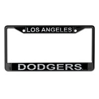 Los Angeles Dodgers Laser Black License Plate Frame
