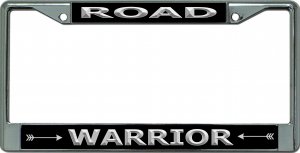 Road Warrior Chrome License Plate Frame