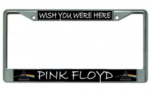 Pink Floyd Wishing You Were Here Chrome License Plate Frame