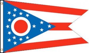Ohio Polyester Flag