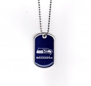Seattle Seahawks Domed Dog Tag
