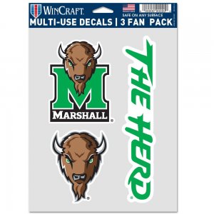 Marshall Thundering Herd 3 Fan Pack Decals
