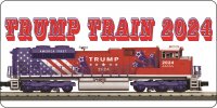 Trump Train 2024 Photo License Plate