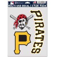 Pittsburgh Pirates 3 Fan Pack Decals