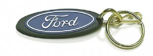 Ford Oval Rubber Keychain